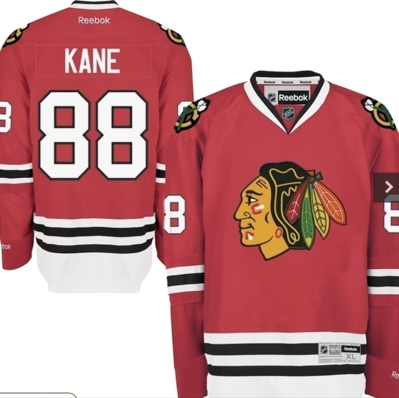 Patrick Kane Chicago Blackhawks Reebok Home Premier Youth Jersey - Picture 10 of 10